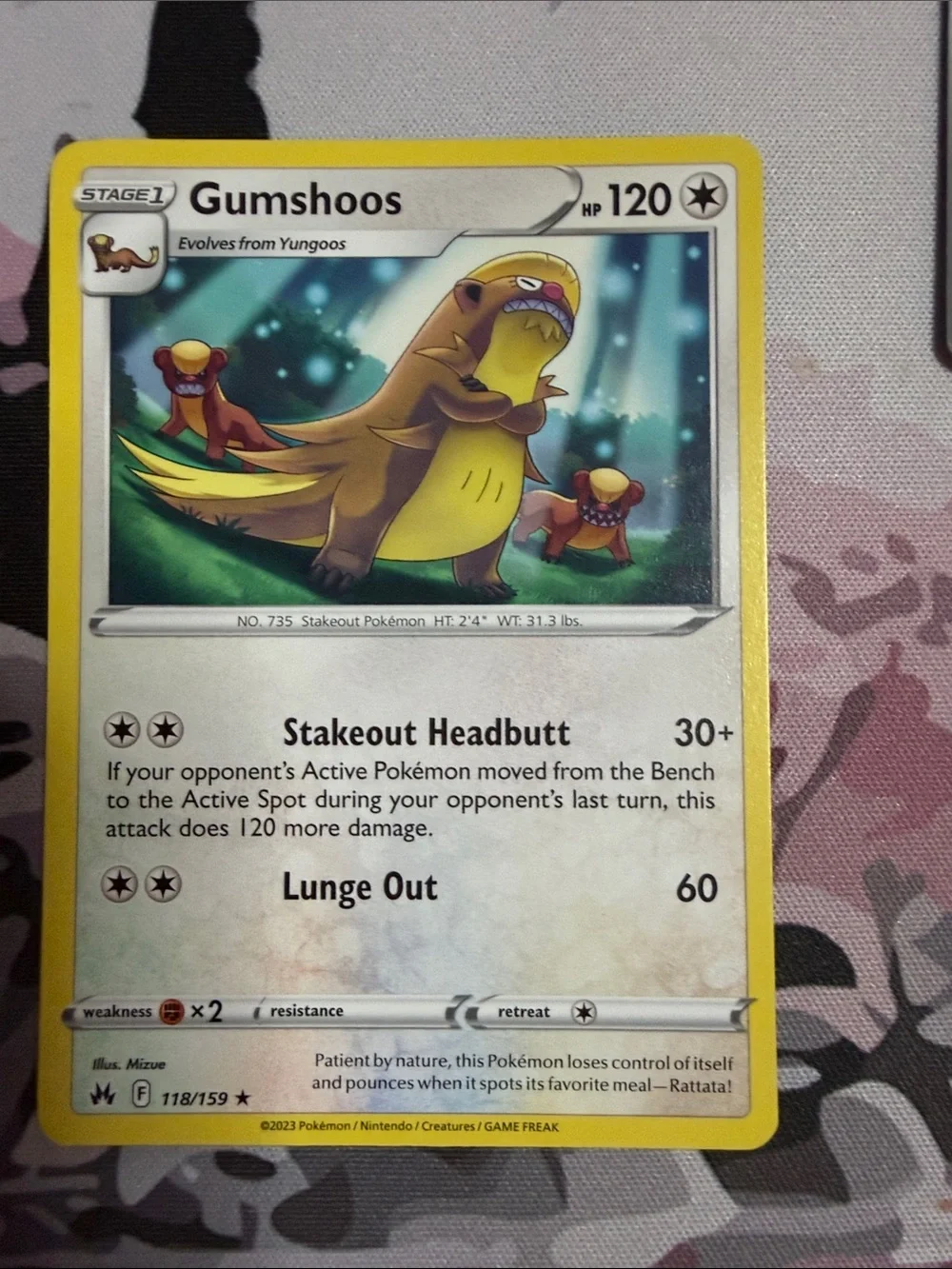 Yungoos & Gumshoos Collection Lot | 3 Pokémon Cards | ✨5/$25✨